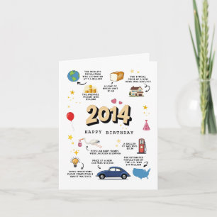 Cartão de Aniversário de 2014 para Filho ou Filha