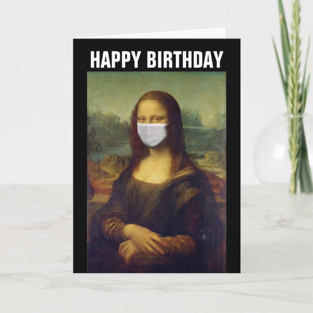 CARTÃO DE ANIVERSÁRIO DE 2021 DA MONA LISA ENGRAÇA (Frente)