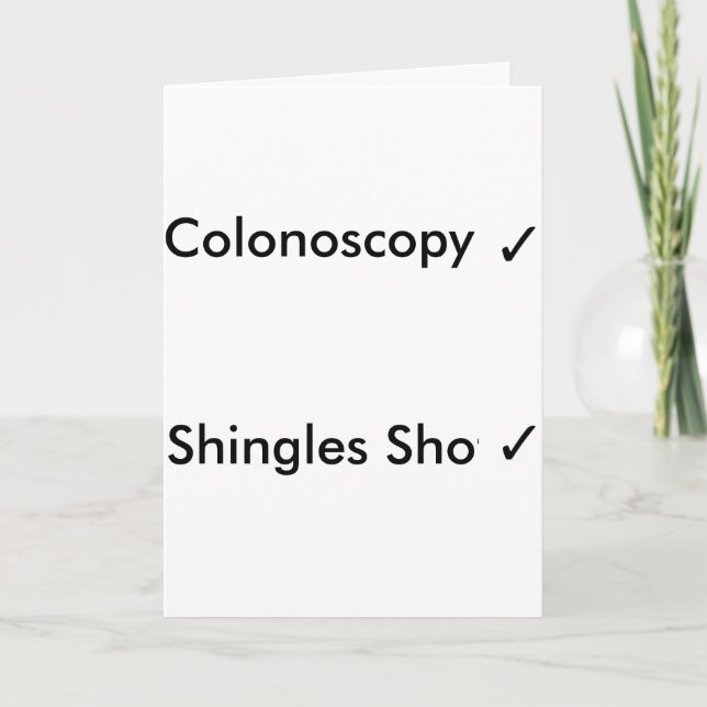 Cartão de aniversário de 50 anos (Frente)