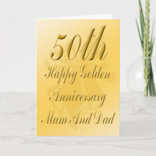 Cartão de Aniversário de 50 anos Para a Mamãe e o 