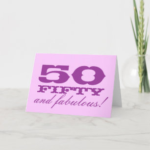 Cartão de aniversário de 50 anos para mulheres 5