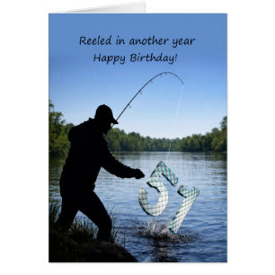 Cartão de Aniversário de 51 anos para Pescador