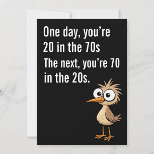Cartão de Aniversário de 70 Anos Engraçado para Pa