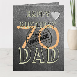 Cartão de Aniversário de 70 anos Personalizado par