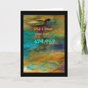 Cartão de Aniversário de 80 Humorístico