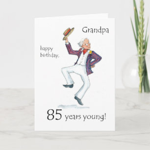 Cartão de aniversário de 85 anos para um avô