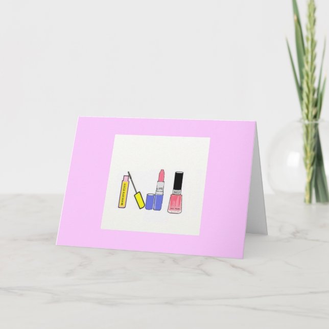 Cartão de aniversário de adolescente (Frente)