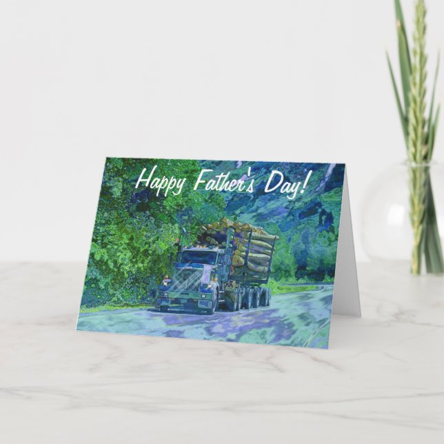 Cartão de Aniversário de Alojamento de Caminhão pa (Frente)