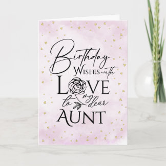 Cartão de Aniversário de Aquarela Minimalista para