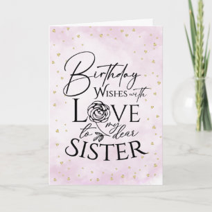 Cartão de Aniversário de Aquarela Minimalista Para