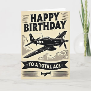 Cartão de Aniversário de Aventura de Voo