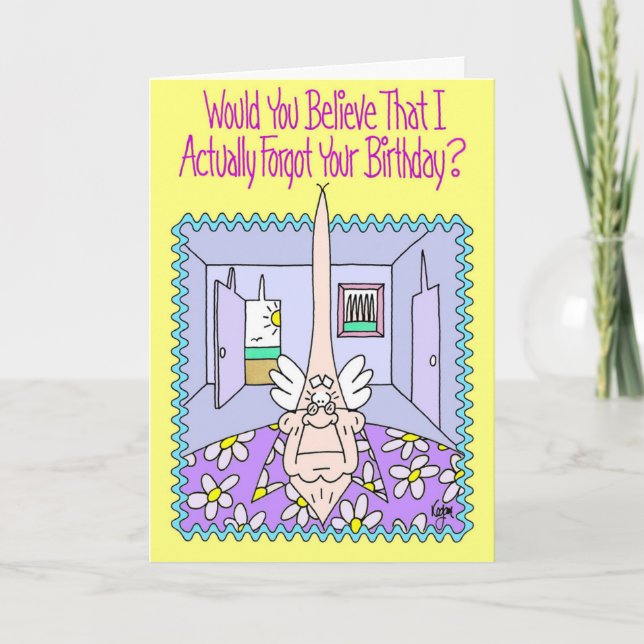 Cartão de Aniversário de BAIXA (Frente)