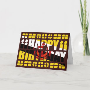 Cartão de Aniversário de Bandeira Brunei
