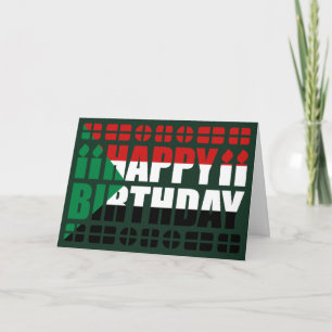 Cartão de Aniversário de Bandeira do Sudão