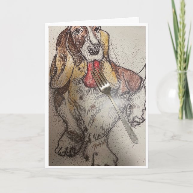 Cartão de Aniversário de Bassie (Frente)