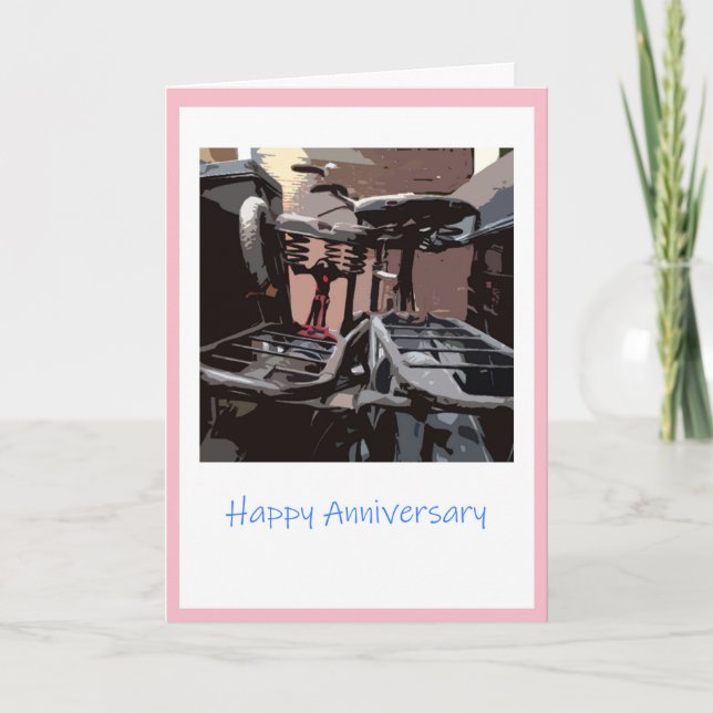 Cartão de Aniversário de Bicicletas Neerlandesas V (Frente)