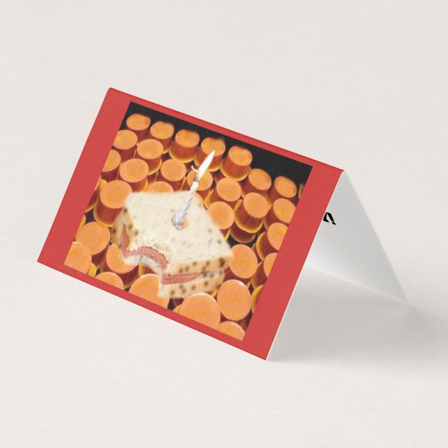 Cartão de Aniversário de Bolonha (Frente)