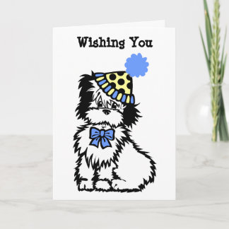 Cartão de Aniversário de Cachorro