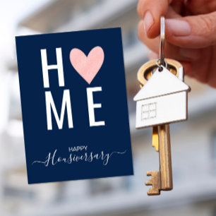 Cartão de aniversário de casa feliz housiversary