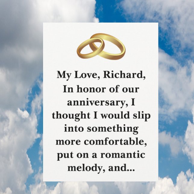 Cartão de Aniversário de Casamento Engraçado (Criador carregado)