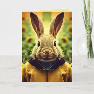 CARTÃO DE ANIVERSÁRIO DE COELHO BUNNY