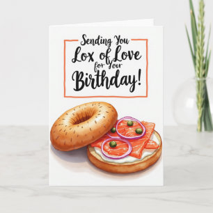 Cartão de Aniversário de Comida Gourmet