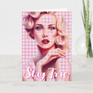 Cartão de Aniversário de Cores Verdadeiras