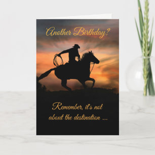 Cartão de Aniversário de Cowboy Muito Legal