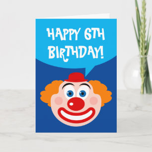Cartão de aniversário de criança com desenho fofo