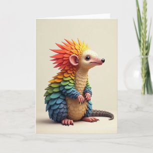 Cartão de Aniversário de Criatura Fantástica