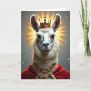 Cartão de Aniversário de Criatura Real
