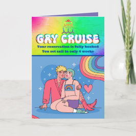 Cartão de Aniversário de Cruzeiro de Gay brincadei