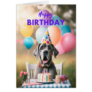 Cartão de aniversário de Dane