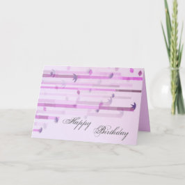 Cartão de Aniversário de Deco Rosa