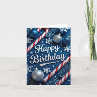 Cartão de aniversário de dezembro, Cartão de anive