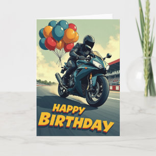 Cartão de Aniversário de Emocionante Cavalgada