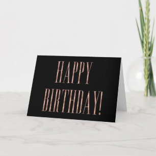 Cartão de Aniversário de Feliz Feliz, Dourado e Pr