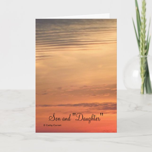 Cartão de Aniversário de "Filho" e "Filha" (Frente)