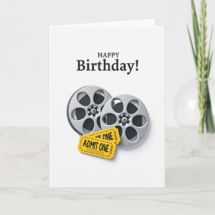Cartão de Aniversário de Filme Clássico