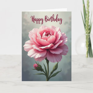 Cartão de Aniversário de Flor Doce em Flor