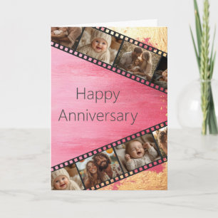 Cartão de Aniversário de Foto da Faixa de Cinema R