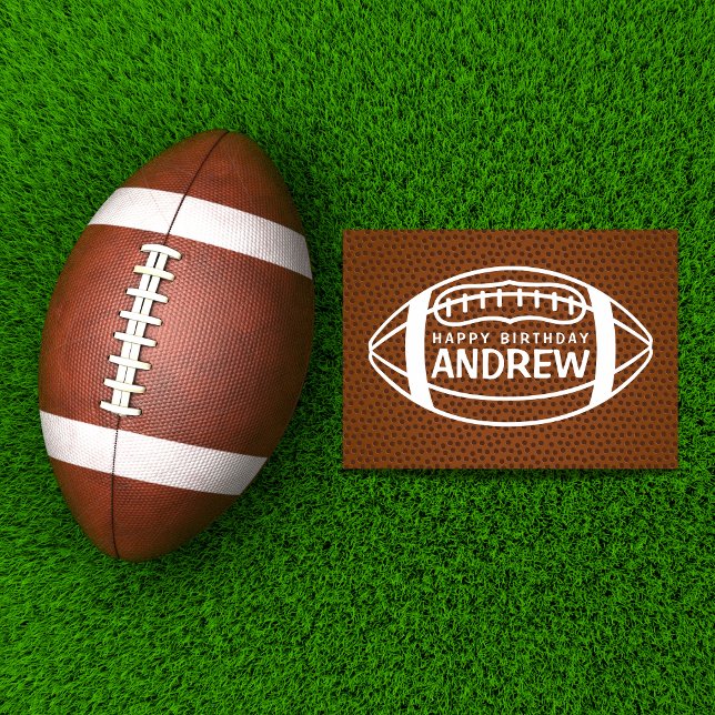 Cartão de Aniversário de Futebol (Criador carregado)