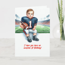 Cartão de Aniversário de Futebol Incrível