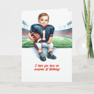 Cartão de Aniversário de Futebol Incrível 