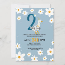 Cartão de Aniversário de Ganso do bobo