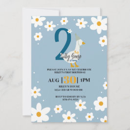 Cartão de Aniversário de Ganso do bobo