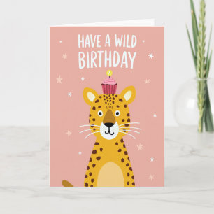 Cartão de Aniversário de Gato Caprichoso