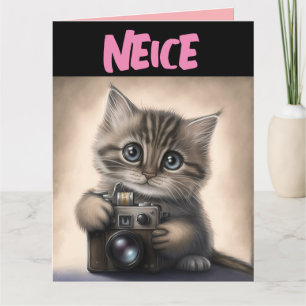 CARTÃO DE ANIVERSÁRIO DE GATO FOFO NEICE CARTÕES