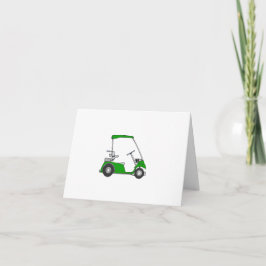 Cartão de Aniversário de Golfer