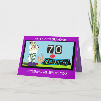 CARTÃO DE ANIVERSÁRIO DE GRANDE 70